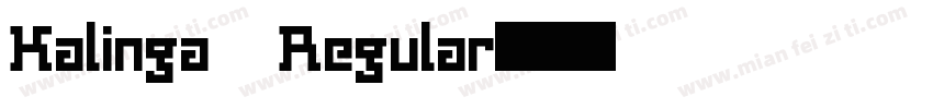 Kalinga Regular字体转换